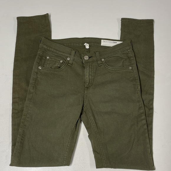 rag & bone Denim - Rag & bone army green skinny jean